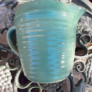 Vintage U.S.A Glazed Stoneware Pitcher